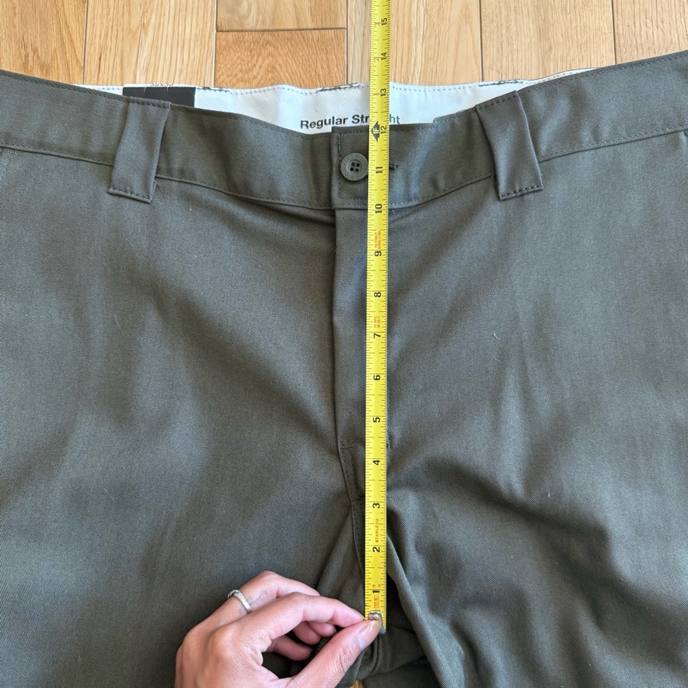 Dickies Mens Green Cargo Pant Regular Fit Straight Leg Size 38x30 - Picture 3 of 9